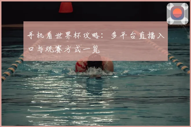 手机看世界杯攻略:多平台直播入口与观赛方式一览